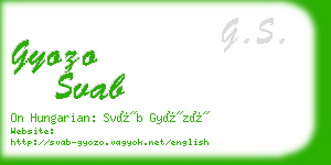 gyozo svab business card